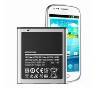 Batterie de rechange haute capacité pour Samsung Galaxy S3 Mini GT-i8190|Ace 2 GT-i8160|S7568|S Duos GT-S7562|S7568