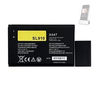 Batterie de rechange HIGHAKKU V30145-K1310K-X447 compatible avec les téléphones portables Sie-Mens Gi-gaset SL910, SL910A, SL910H V30145-K1310K-X447-0-HY, V301445-K1310K-X447-0-HY, V30144. 5-K131 0