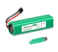 Batterie de rechange Li-ion 14,4 V/6800 mAh pour aspirateur Dreame L40 Ultra, L40s Pro Ultra, X40 Pro Ultra, Bot X30 Ultra, L30 Ultra, RCXE0307, RLX56CE, RLX63CE, RLX63CE-2, R2416-4S2P-HPLS