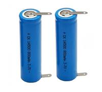 Batterie De Rechange Li-ion 3,7 V/800 MAh For Brosse À Dents Électrique. Compatible Avec Oral-B 3766, 3776, 3758, 3759, 3753, 3794, IO4, IO5, IO6, IO7, IO8, IO9, IO10, 6N, 7N, 8N Et 9N Les Modèles(2 p