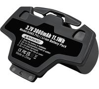 Batterie de Rechange Li-ION 3,7V 3000mAh pour Kärcher WV5, WV 5 Plus, Premium, WVP 10 Nettoyeur de Vitres, Compatible avec 4.633-083.0 2.633-123.0