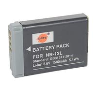 Batterie de rechange NB-13L NB13L DSTE DE 3,6 V compatible avec PowerShot SX620, SX720, SX730, SX740, G1 x Mark III
