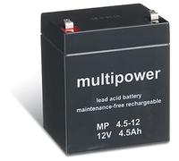 Batterie de rechange net Batterie au plomb (MULTIPOWER) mp4,5-12 pour FIAMM type fg20451, 12 V plomb-acide