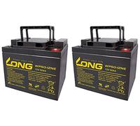 Batterie de rechange Ortopedia Compact 920N 40 2 x Kung Long 12 V 50 Ah sans fil AGM VRLA