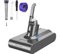 Batterie de rechange pour Dyson V8 SV10, capacité 6000mAh, 21.6V, 1 filtre inclus