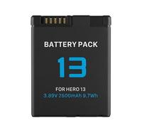Batterie de rechange pour GoPro Hero 13, batterie Li-ion 2500 mAh, 3,89 V, rechargeable, alimentation stable