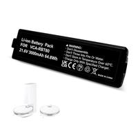Batterie de Rechange pour Robot aspirateur Samsung Jet Bot - Compatible avec VR30T80313W, VR30T85513W, VR8500 - Batterie Lithium-ION remplace VCA-RBT80, 21,6 V 3000 mAh (Black)