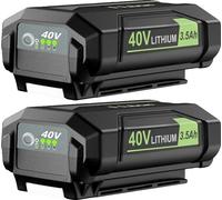 Batterie de rechange pour Roybi OP40201, 3500mAh, 40V Lithium-Ion, 2Pack 3500mAh