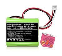 Batterie de rechange pour TonieBox, 3200 mAh 3,6 V, NiMH 50AA5S, avec Toniebox, remplace la batterie d'origine 50AA5S du fabricant OTB
