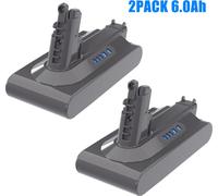 Batterie de rechange pour V10, capacité 6000mAh, charge rapide, 2PACK 6000mAh