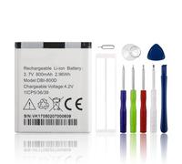 Batterie de rechange SwarKing DBI-800D compatible avec Doro Liberto 650, Secure 580, Secure 580IUP avec kit d'outils