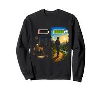 Batterie de Recharge, Vie Professionnelle, équilibre, santé mentale, Nature Sweatshirt