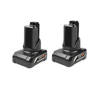 Batterie de Remplacement 12V 6Ah Lithium ION, Compatible Bosch BAT420 Tools BAT411, BAT412, 2607336013, 2607336014 Batterie pour Outils électriques sans Fil(2PCS-6.0Ah)