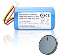 Batterie De Remplacement 14,4 V 3400 Mah 48,96 Wh Li-Ion Compatible Avec Proscenic 800T, 820S, 820T, 830T, Pr-800T, Pr-820T, Pr-830S, Pr-830T, Remplace Robojet Focus, X-One[CLE154430]
