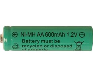 Batterie de remplacement 2 pièces AA article solaire 1.2V NI-MH 600mAh