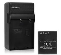 Batterie de Remplacement 2040mAh + Chargeur (KFZ, réseau) Compatible avec Olympus BLH-1 BLH1 pour Olympus Om-D E-M1 Mark II | Om-D E-M1X (entièrement décodé, Prend en Charge Le Temps restant).