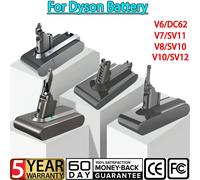 Batterie de remplacement 21,6 V pour aspirateur sans fil Dyson toutes séries 12800 mAh V6 V7 V8 V10 DC62 SV10 SV11 SV12 1 PCS V6 6000mAh