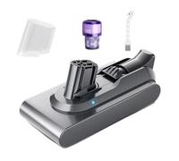 Batterie de Remplacement 25,2 V 6000 mAh Compatible avec Les aspirateurs Dyson V12, SV20, SV34 et SV35(1PCS 8.0suit)