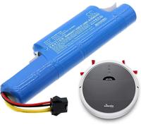 Batterie de Remplacement 2600mAh/28,08Wh Compatible avec Vileda VR 102,VR One,VR 201 PetPro,VR 303,0769-03,18650-AA