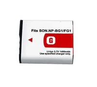 Batterie de remplacement 3,7 V 1400 mAh compatible avec Sony NP-BG1 25-26