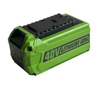 Batterie De Remplacement 40V 6000mAh Li Ion Compatible Avec GreenWorks G Max Pour Tondeuse Sans Fil Souffleur Taille-Haie Tronçonneuse 29462 29472 29282(1PCS)