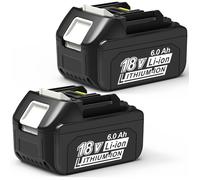 Batterie de remplacement 5Ah pour Makita 18V: Batterie de remplacement Li-ion d'origine 2 pièces compatible avec BL1850B BL1860