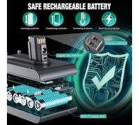 Batterie de remplacement adaptée aux aspirateurs à main sans fil Dyson A-Type DC30 DC31 DC34 DC35 DC44 DC45 Animal 917083-01 1PCS 8000mAh