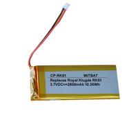 Batterie de remplacement,Batterie pour clavier Bluetooth sans fil Royal Kludge RK61