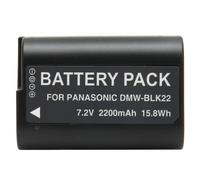 Batterie de remplacement DMW-BLK22 pour Panasonic Lumix S5GH6DC S5K DC S5GK GH5M2GH5LL, batterie Li-ion avec fonction de démarrage progressif et