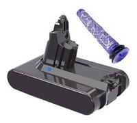Batterie de remplacement Dyson Li-Ion 21.6V 6000mAh compatible V6 Bleu ciel