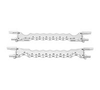 Batterie de remplacement en alliage RC, 2 pièces, pour Traxxas 6S 8S 1/5 RC, pièces de mise à niveau de voiture (Argent)