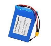 Batterie De Remplacement Étanche 36V 10Ah 10S2P Batterie pour Vélo Électrique pour Moteur De Vélo Électrique 100W 200W 350W 500W avec Chargeur Grande capacité 36V 10Ah,XT60+SM