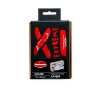 Hähnel Batterie de remplacement LP-E6P HLX-E6P Extreme pour appareil photo Canon 2400 mAh Gris