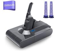 Batterie de Remplacement - Morpilot - Dyson V8 - 21.6V - 5000mAh - 2 Filtres Lavables