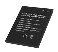 Batterie de Remplacement pour Archos 50 Helium Platinum Li-ion 3.7V 1800mAh Noir