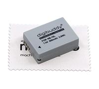 Batterie de Remplacement pour Canon PowerShot G1 X, G3 X, G15, G16, SX40 HS, SX50 HS, SX60 HS (Remplace NB-10L) Batterie d'appareil Photo OTB avec mungoo Chiffon de Nettoyage d'écran