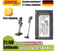 Batterie de remplacement pour collecteur de poussière, 21.6V, 5000mAh, pour Samsung JET65 JET60 VCA-SBTA60 5000mAh