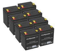 Batterie de Remplacement pour Dell DLA2200RMI2U Marque Avec Vds 8 X 12v 4,5Ah