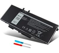 Batterie de remplacement pour Dell Latitude 5410 5510 5501 5401 5411 5511 Precision 3541 3551, Inspiron 7706 2 en 1, Inspiron 17 7500 7506 Noir 68 Wh 03HWPP 10X1J N2NLL 1 VY7F 451-BCMN 15,2 V