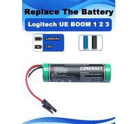 Batterie de remplacement pour haut-parleur Bluetooth Logitech, 3.6V, 3200mAh, UE BOOM 1, 2, 3, pièces, accessoires ultimes