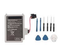 Batterie de Remplacement pour Manette de Jeu Wii U, Batterie Rechargeable 3.7V 1500mAh pour WUP-010, WUP-012, avec Accessoires D'outils