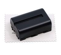 Batterie de Remplacement pour Sony Alpha SLT-A57, SLT-A58, SLT-A65, SLT-A99, DSLR-A100, DSLR-A200, DSLR-A300, DSLR-A500, DSLR-A700 (Remplace NP-FM500H) avec mungoo Chiffon de Nettoyage d'écran