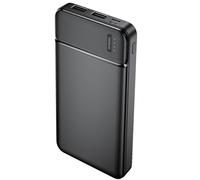 Batterie de Secours 10000mAh 2 Sorties USB 2.4A Compact et Léger Maxlife Noir