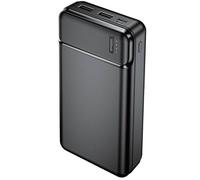 Batterie de Secours 20000mAh 2 Sorties USB 2.4A Compact et Léger Maxlife Noir