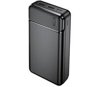 Batterie de Secours 20000mAh 2 Sorties USB 2.4A Compact et Léger Maxlife Noir