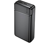 Batterie de Secours 20000mAh 2 Sorties USB 2.4A Compact et Léger Maxlife Noir