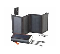 : Batterie de secours 30.000 mAh PB-200.k + chargeur solaire 10 W