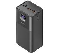 Batterie de secours 50000mAh USB et USB-C 100W Power Line Compact Swissten Noir Noir G