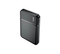 Batterie de Secours 5000mAh Sortie USB 2.4A Compact et Léger Noir