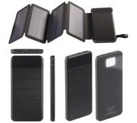 Batterie de secours 8000 mAh avec panneau solaire dépliant PB-85.s Revolt